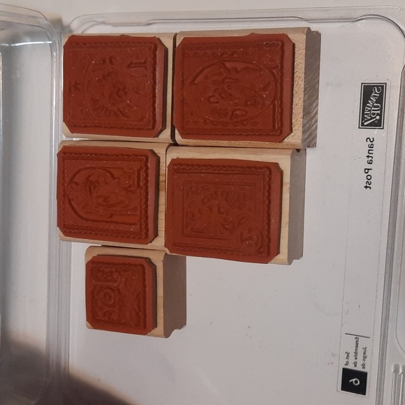 Santa Post Stampin Up rubber stamp set - Picture 3 of 3